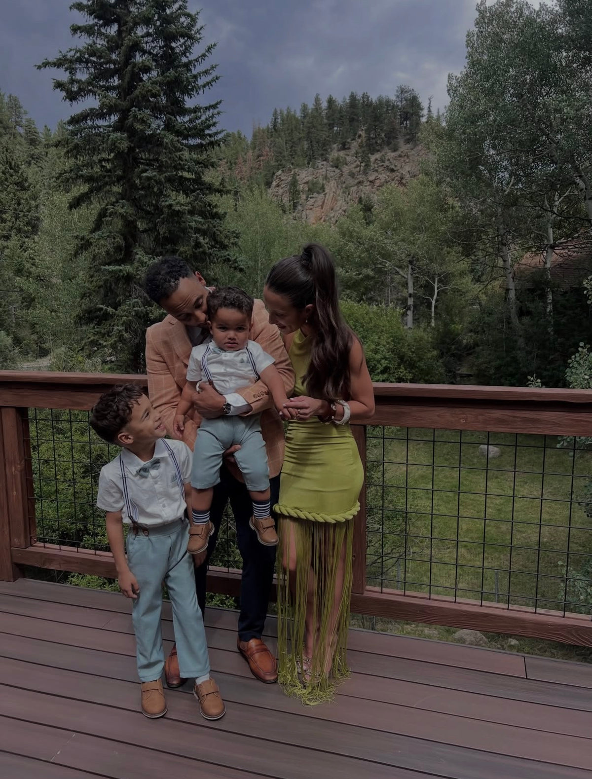 Iman and his family