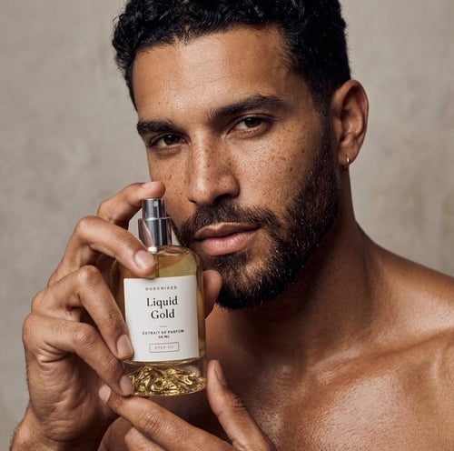 Liquid Gold Cologne Set, 3 Piece Extrait de Parfum Layering Set